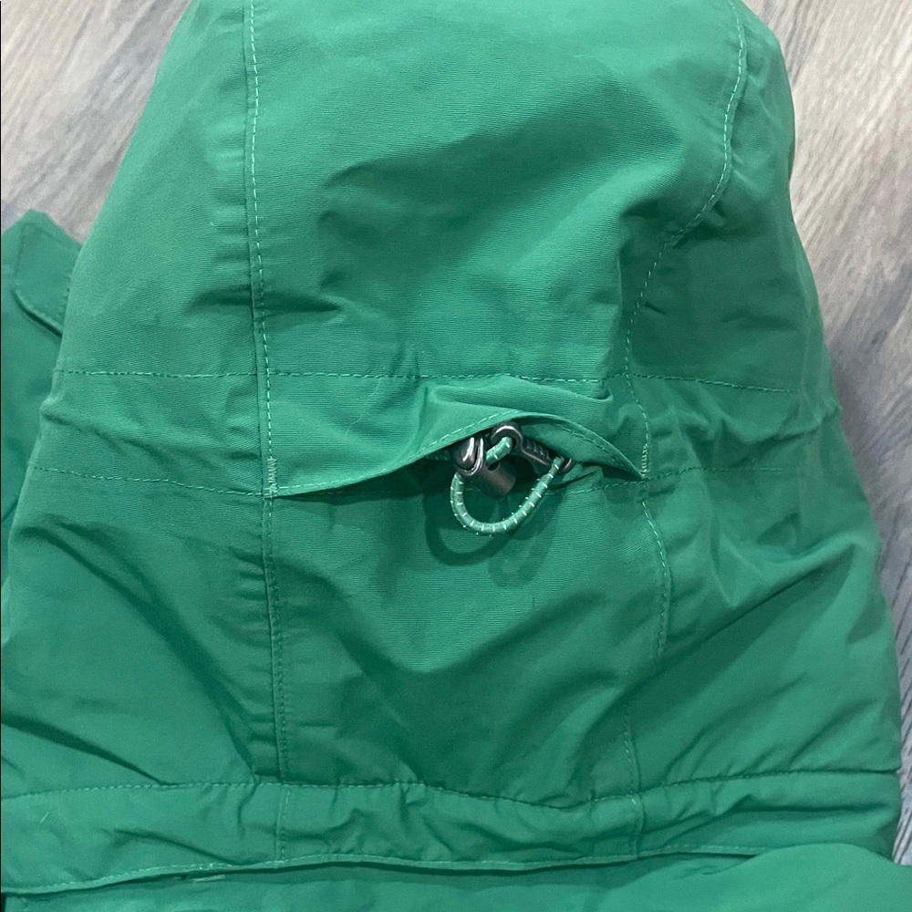 Lands' End Forest Green Hooded Coat - Picture 6 of 7